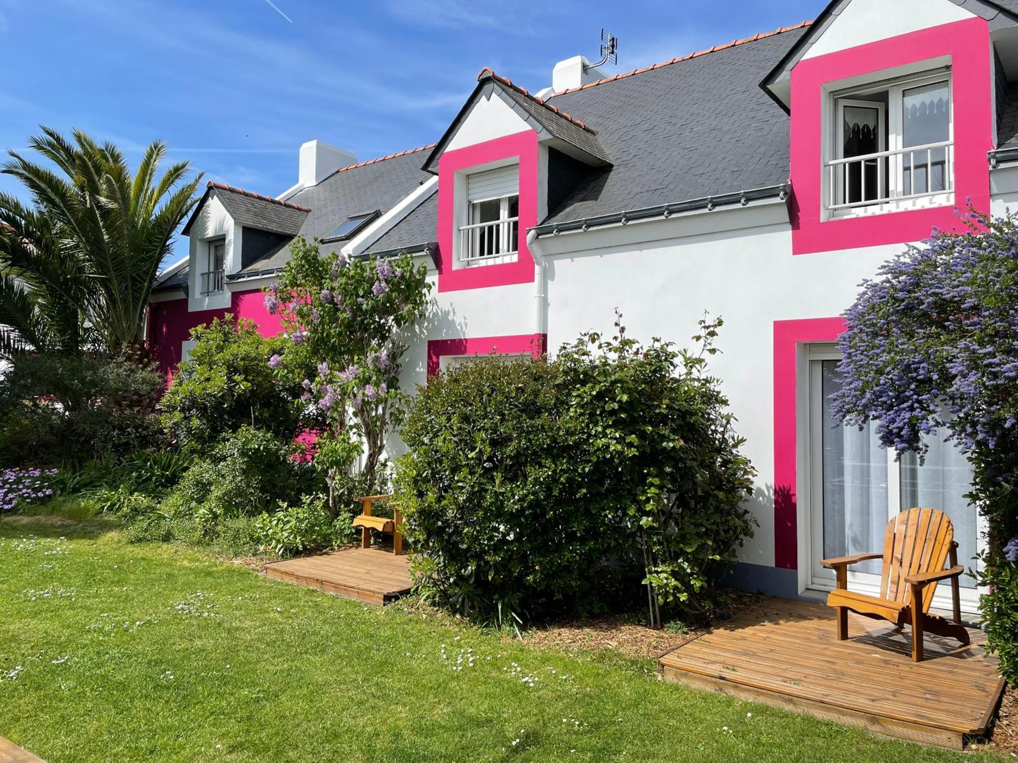 Hotel Aux Tamaris Sauzon Buitenkant foto